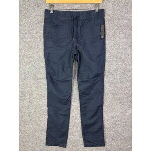 NEW Aether Mens Total Eclipse $150 pant Small Navy Cotton & Elastane Casual Pant